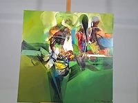 Schilderij, peter meijer, jong groen, 2009 - afbeelding 1 van  8