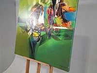 Schilderij, peter meijer, jong groen, 2009 - afbeelding 3 van  8