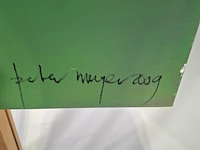 Schilderij, peter meijer, jong groen, 2009 - afbeelding 5 van  8