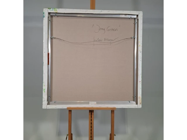 Schilderij, peter meijer, jong groen, 2009 - afbeelding 7 van  8