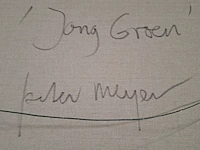 Schilderij, peter meijer, jong groen, 2009 - afbeelding 8 van  8