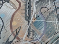 Schilderij postmodern, henk heideveld, 1991 - afbeelding 3 van  5
