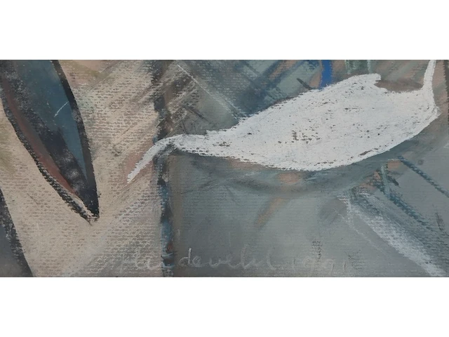 Schilderij postmodern, henk heideveld, 1991 - afbeelding 5 van  5