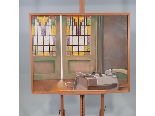 Schilderij, r. a. mostert, stofzuiger, 1976 - afbeelding 1 van  8