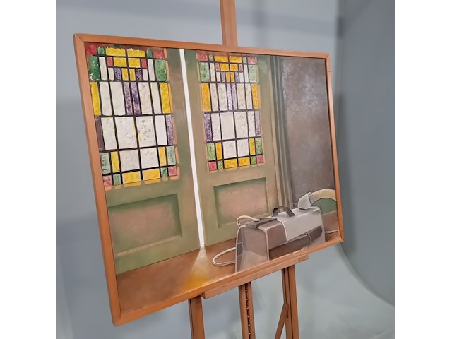 Schilderij, r. a. mostert, stofzuiger, 1976 - afbeelding 2 van  8