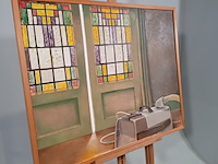 Schilderij, r. a. mostert, stofzuiger, 1976 - afbeelding 2 van  8