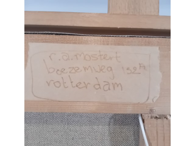 Schilderij, r. a. mostert, stofzuiger, 1976 - afbeelding 8 van  8