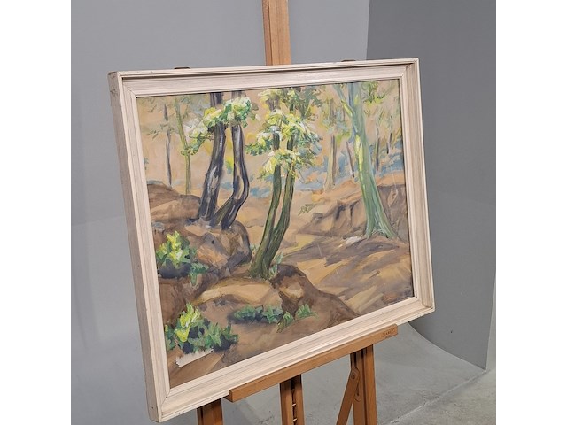 Schilderij, r. van der borden, chelineourt - afbeelding 2 van  7