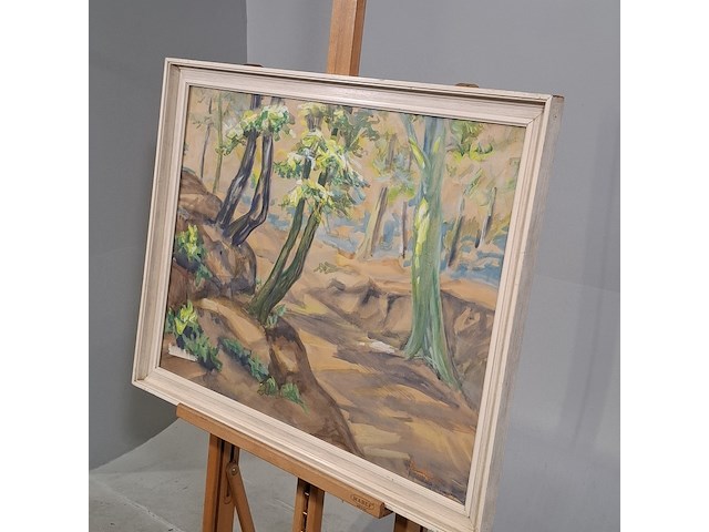 Schilderij, r. van der borden, chelineourt - afbeelding 3 van  7