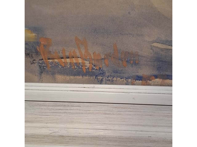 Schilderij, r. van der borden, chelineourt - afbeelding 4 van  7