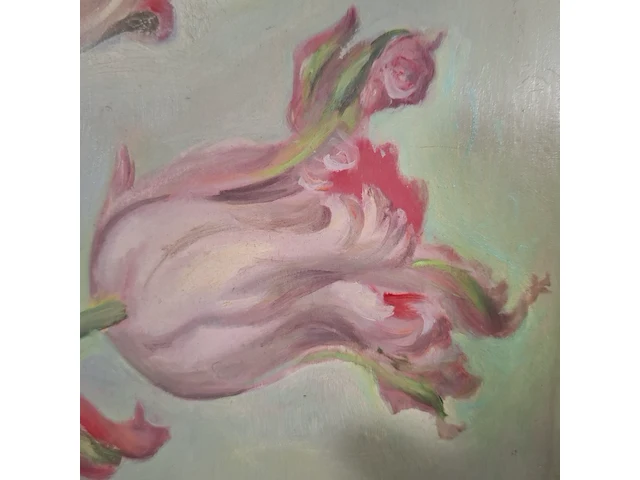 Schilderij, r. van der borden, parkiet fantasy, 1949 - afbeelding 3 van  6