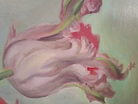 Schilderij, r. van der borden, parkiet fantasy, 1949 - afbeelding 3 van  6