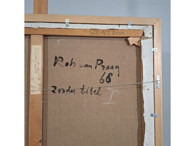 Schilderij, rob van praag, 1968 - afbeelding 6 van  7