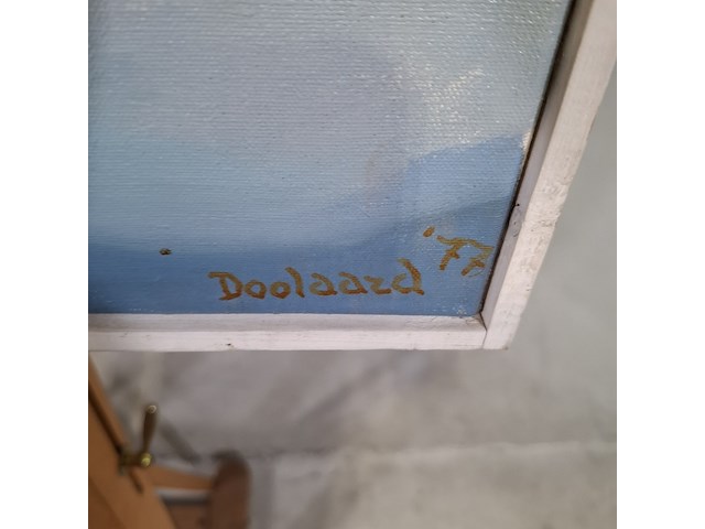 Schilderij, robert doolaard, bewolking, 1977 - afbeelding 4 van  9