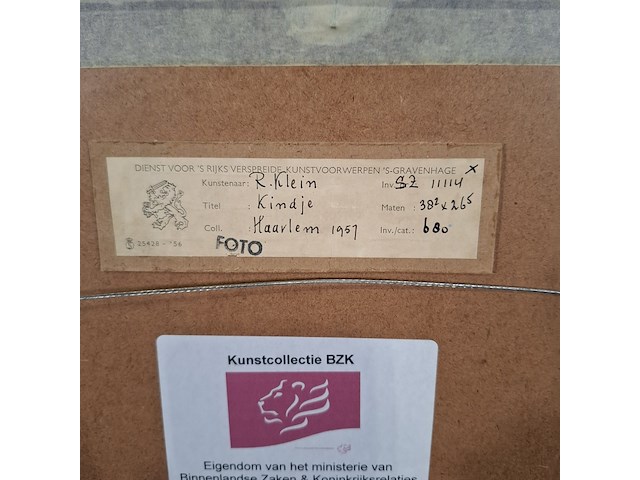 Schilderij, robert klein, kindje - afbeelding 7 van  7