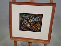 Schilderij, s. jonker, kuiken in abstractie - afbeelding 1 van  7