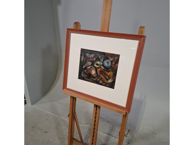 Schilderij, s. jonker, kuiken in abstractie - afbeelding 3 van  7