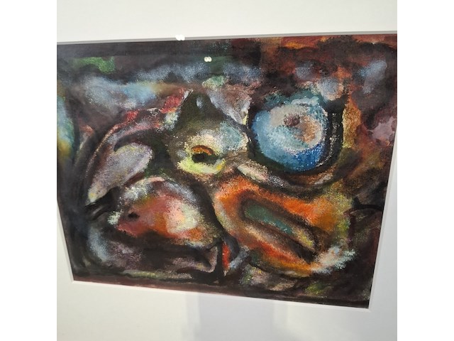 Schilderij, s. jonker, kuiken in abstractie - afbeelding 5 van  7