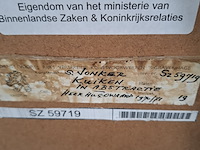 Schilderij, s. jonker, kuiken in abstractie - afbeelding 6 van  7