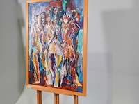 Schilderij, s. kramer, de drie gratiën , 1972 - afbeelding 3 van  8