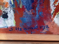 Schilderij, s. kramer, de drie gratiën , 1972 - afbeelding 4 van  8