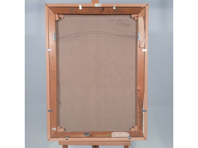 Schilderij, s. kramer, de drie gratiën , 1972 - afbeelding 6 van  8