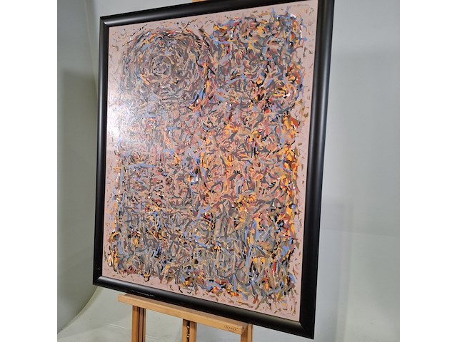 Schilderij, s. suttorp, 1975 - afbeelding 3 van  8