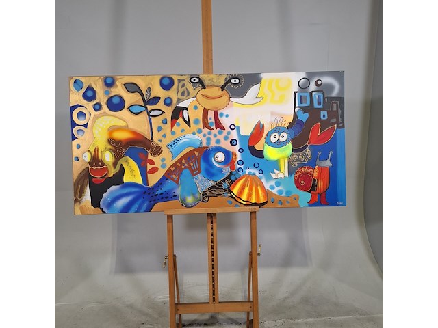 Schilderij, seidel - afbeelding 1 van  6