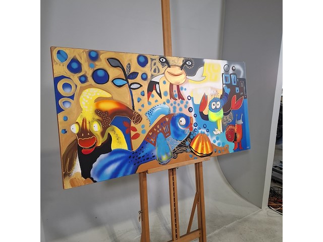 Schilderij, seidel - afbeelding 2 van  6