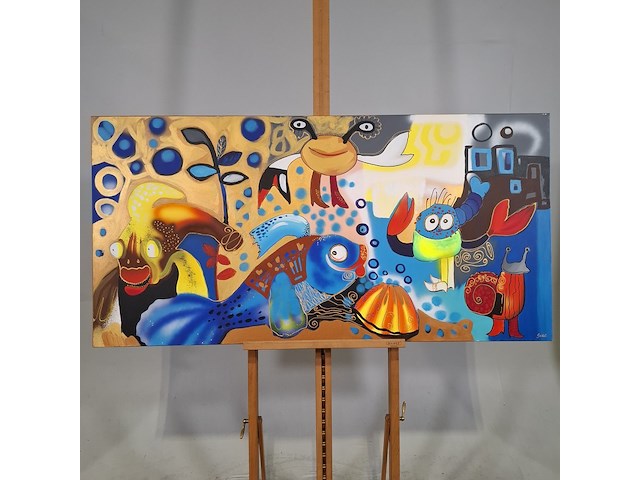 Schilderij, seidel - afbeelding 4 van  6