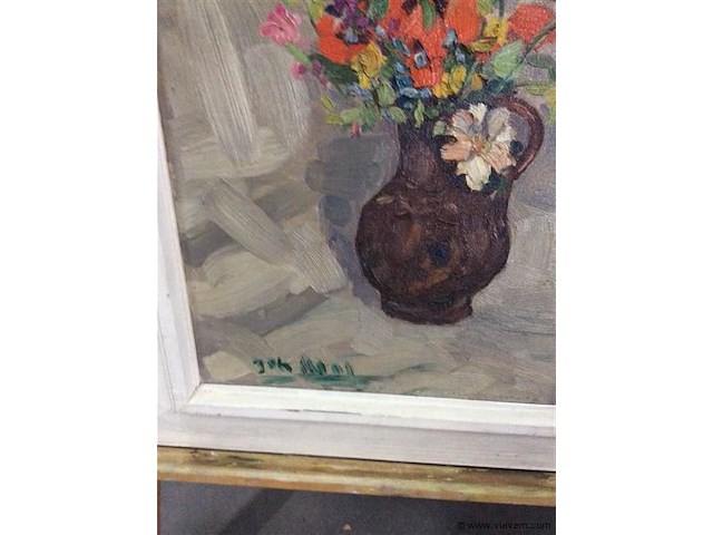 Schilderij stilleven getekend - afbeelding 2 van  3