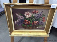 Schilderij stilleven getekend - afbeelding 1 van  2