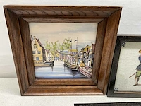 Schilderij tegels in lijst - afbeelding 2 van  9