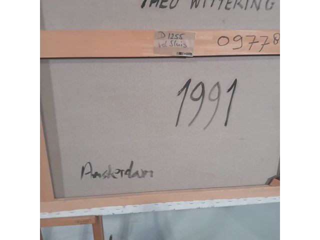 Schilderij, theo wittering, boerenbruiloft, 1991 - afbeelding 2 van  11
