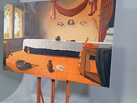 Schilderij, theo wittering, boerenbruiloft, 1991 - afbeelding 5 van  11