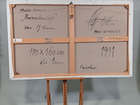 Schilderij, theo wittering, boerenbruiloft, 1991 - afbeelding 9 van  11