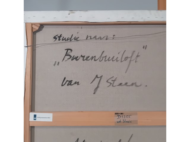 Schilderij, theo wittering, boerenbruiloft, 1991 - afbeelding 10 van  11