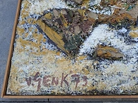 Schilderij, van genk, schilderij, 1973 - afbeelding 2 van  3