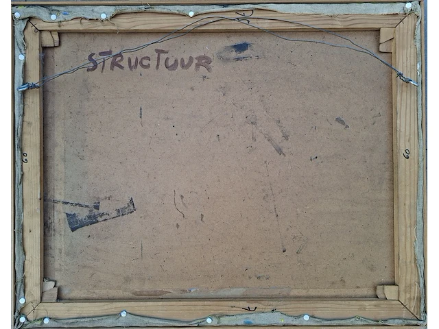 Schilderij, van genk, schilderij, 1973 - afbeelding 3 van  3