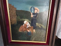 Schilderij waterdrager