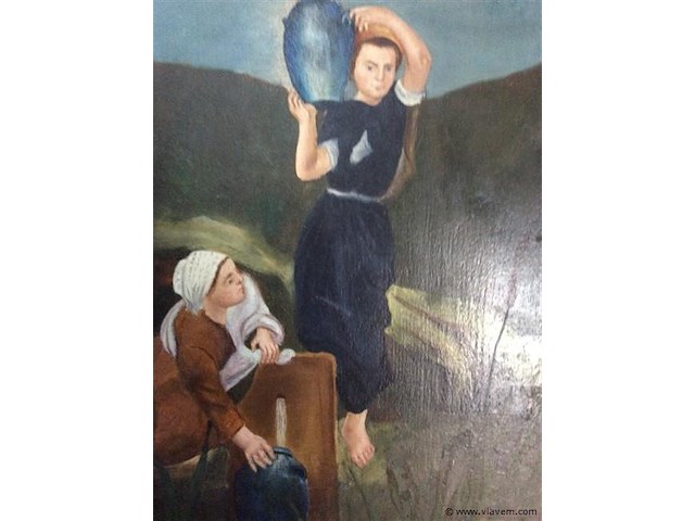 Schilderij waterdrager - afbeelding 2 van  2