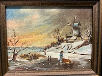 Schilderij winter (2x) - afbeelding 5 van  5