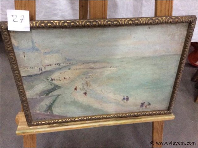 Schilderij zee getekend - afbeelding 1 van  2