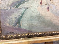 Schilderij zee getekend - afbeelding 2 van  2