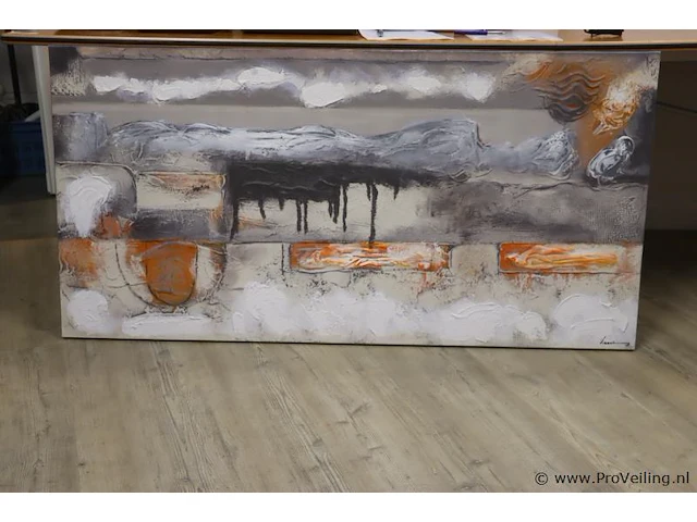 Schilderij/acryl op canvas - by pieter lessing - 140x70x3,5cm - afbeelding 1 van  7