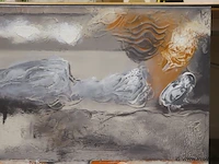Schilderij/acryl op canvas - by pieter lessing - 140x70x3,5cm - afbeelding 2 van  7