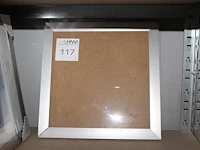 Schilderijlijsten op schap 15 stuks afm. 30 x 30 cm. - afbeelding 1 van  2