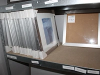 Schilderijlijsten op schap 15 stuks afm. 30 x 30 cm. - afbeelding 2 van  2