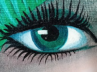 Schilderij/paneel, hans van der lek , vrouw met stilleven - afbeelding 4 van  7