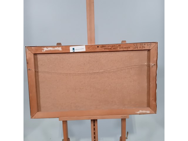 Schilderij/paneel, hans van der lek , vrouw met stilleven - afbeelding 6 van  7